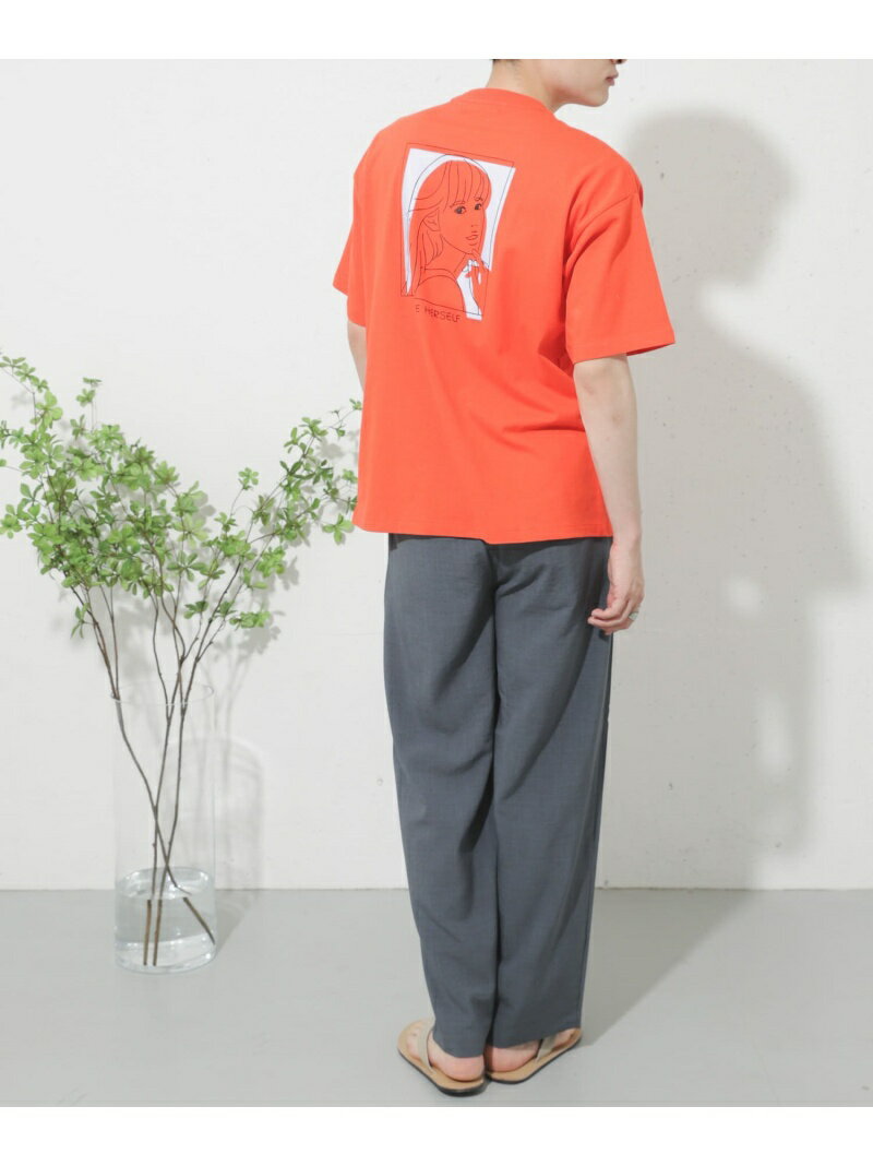 楽天SENSE OF PLACE by URBAN RESEARCH【SALE／60％OFF】ガールグラフィックTシャツ（5分袖） SENSE OF PLACE センス オブ プレイス トップス カットソー・Tシャツ グリーン パープル ピンク【RBA_E】[Rakuten Fashion]