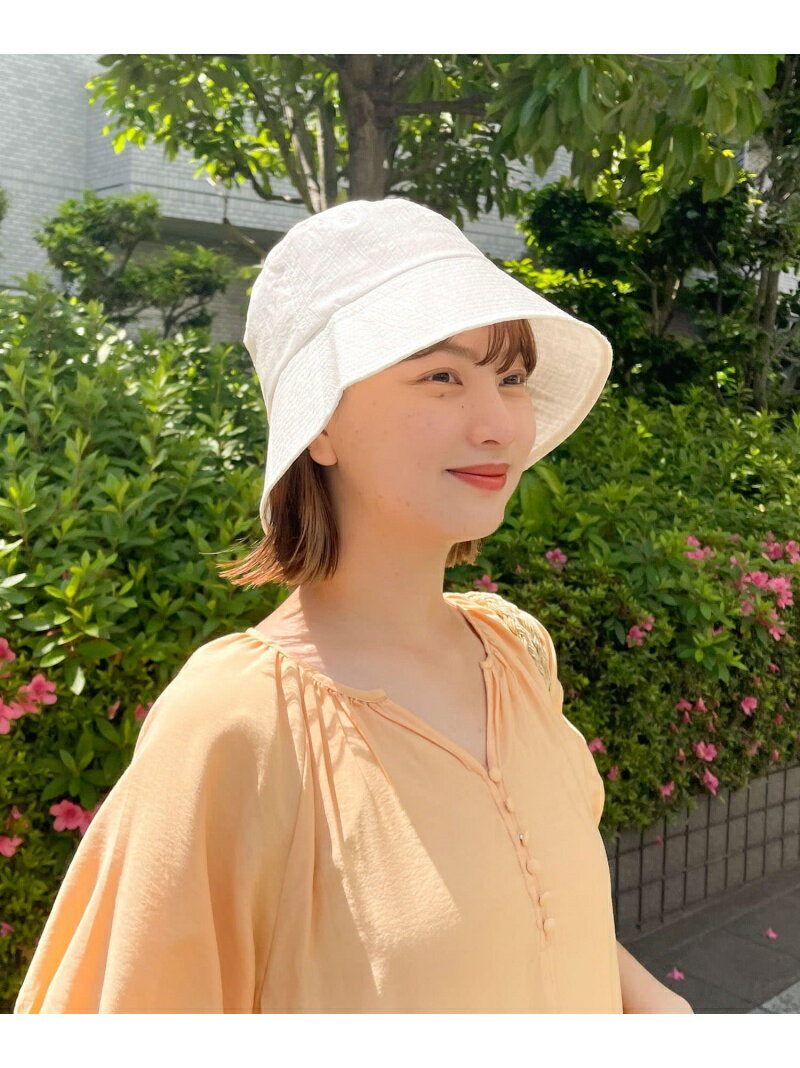 『WEB限定』UVダウンブリムハット SENSE OF PLACE センス オブ プレイス 帽子 ハット ホワイト ブラック ブルー[Rakuten Fashion]のサムネイル