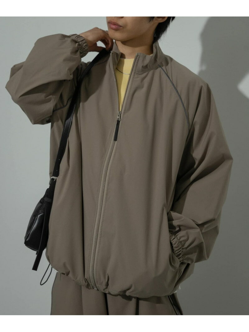 【SALE／60%OFF】『セットアップ対応』パイピングスタンドブルゾン SENSE OF PLACE センス オブ プレイス ジャケット・アウター ブルゾン・ジャンパー ブラック ベージュ レッド【RBA_E】[Rakuten Fashion]