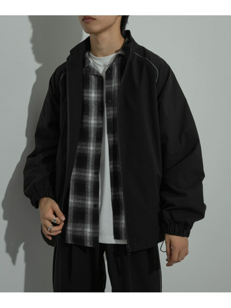 【SALE／60%OFF】『セットアップ対応』パイピングスタンドブルゾン SENSE OF PLACE センス オブ プレイス ジャケット・アウター ブルゾン・ジャンパー ブラック ベージュ レッド【RBA_E】[Rakuten Fashion]