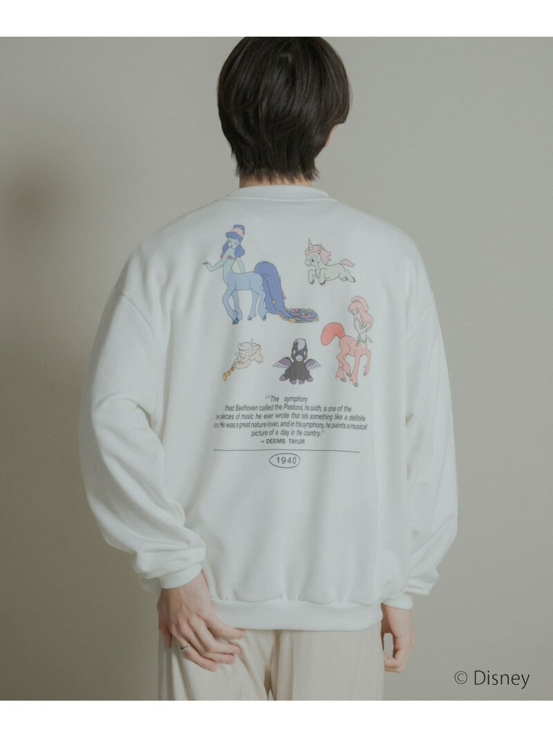 『別注』FANTASIA/クルーネックスウェットB SENSE OF PLACE センス オブ プレイス トップス スウェット・トレーナー ブラック ホワイト【送料無料】[Rakuten Fashion]のサムネイル