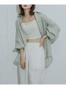 【SALE/52%OFF】シアーストライプシャツ SENSE OF PLACE センス オブ プレイス トップス シャツ・ブラウス イエロー ピンク【RBA_E...
