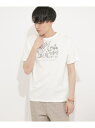 オーストラリアチャリティーTシャツ(5分袖) SENSE OF PLACE センス オブ プレイス トップス カットソー・Tシャツ ホワイト グリーン