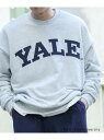 【SALE／50 OFF】『別注』YALE SENSEOFPLACE カレッジロゴスウェット SENSE OF PLACE センス オブ プレイス トップス スウェット トレーナー グレー ブルー ネイビー【RBA_E】 Rakuten Fashion