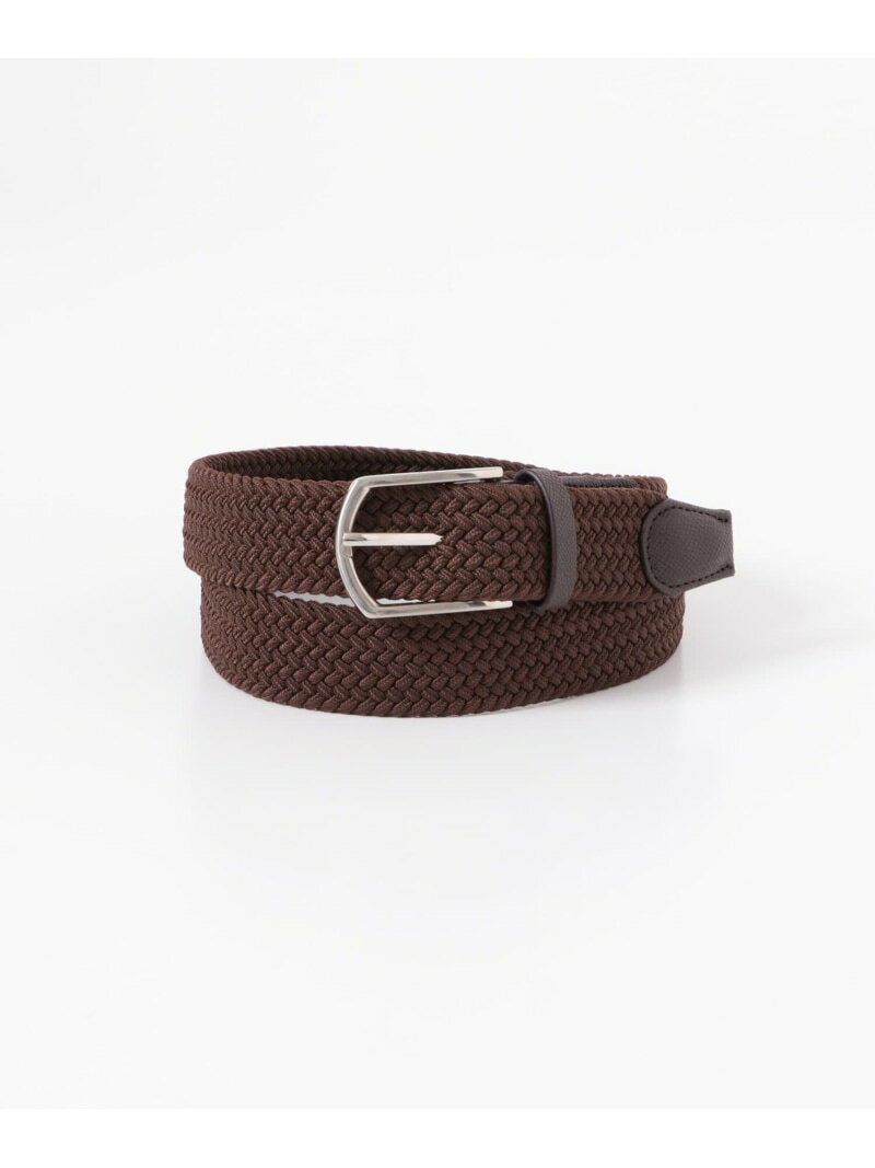 ゴムメッシュベルト SENSE OF PLACE センス オブ プレイス ファッション雑貨 ベルト カーキグリーン ブ..