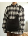 【SALE/60%OFF】フェイクレザーパデットショルダーバッグ SENSE OF PLACE センス オブ プレイス バッグ ショルダーバッグ ベージュ ブラ...