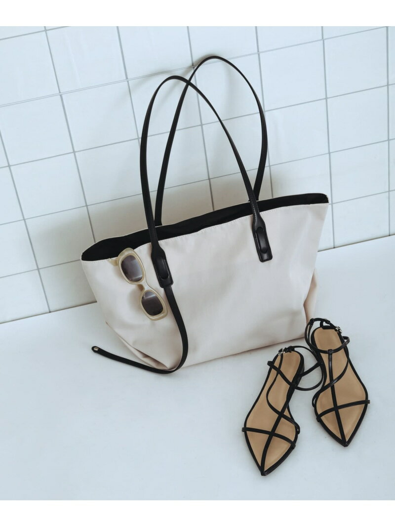 撥水ナイロントートバッグ SENSE OF PLACE センス オブ プレイス バッグ トートバッグ ブラック【送料無料】[Rakuten Fashion]のサムネイル