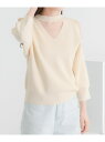 【SALE/63%OFF】カットアウトハイネックセーター(5分袖) SENSE OF PLACE センス オブ プレイス トップス ニット ベージュ ホワイト ...