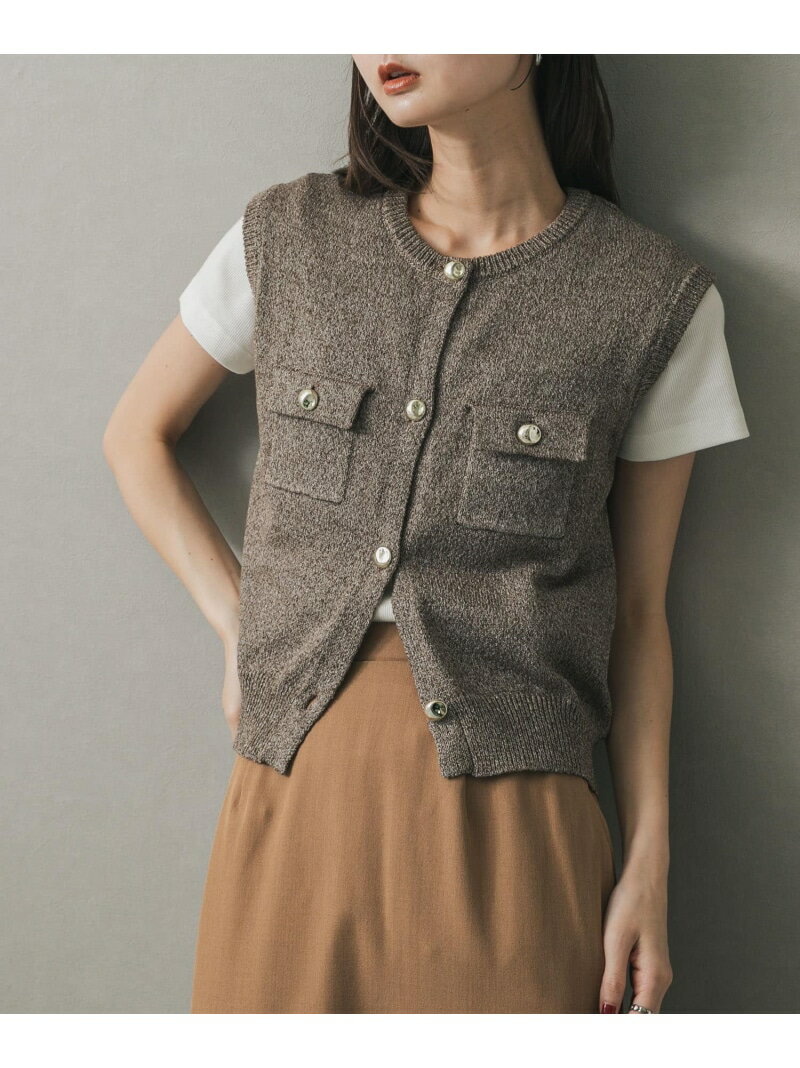 【SALE／27%OFF】メタルボタンポケットベスト SENSE OF PLACE センス オブ プレイス トップス ベスト・..