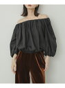 【SALE/60%OFF】バルーンオフショルブラウス SENSE OF PLACE センス オブ プレイス トップス シャツ・ブラウス ブラウン ブラック ホワ...