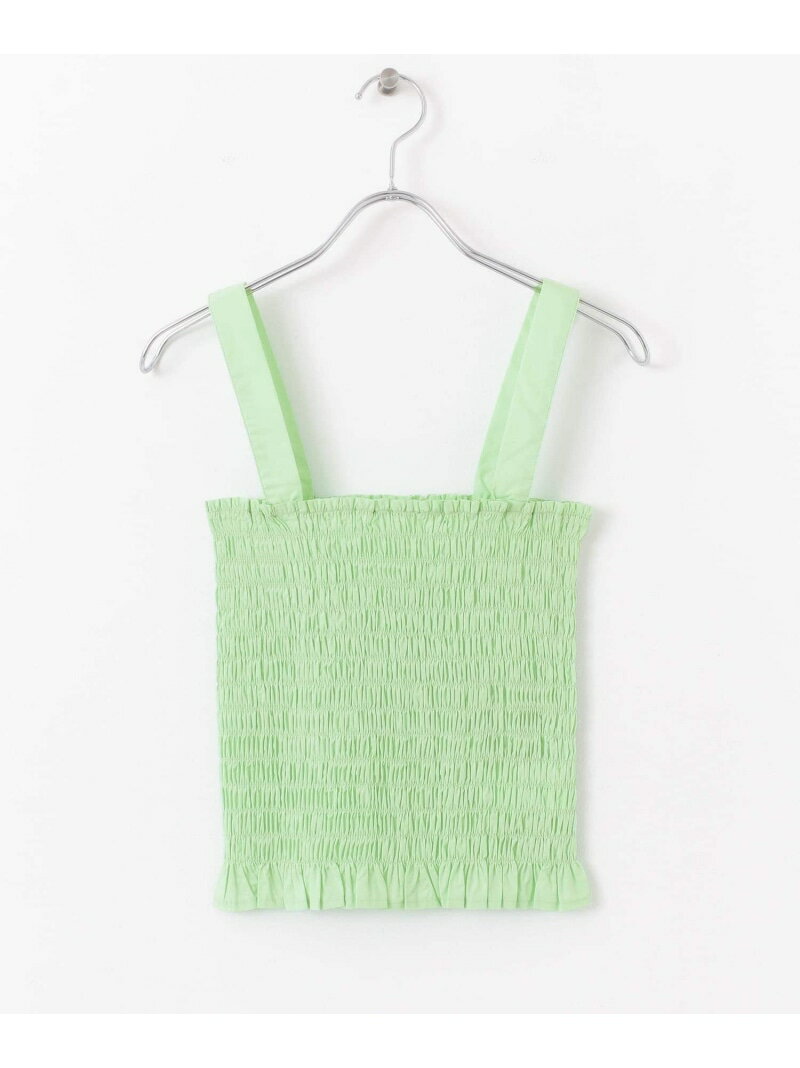 【SALE／70%OFF】シャーリングフリルトップ SENSE OF PLACE センス オブ プレイス トップス キャミソー..