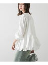【SALE/50%OFF】バルーンブラウス SENSE OF PLACE センス オブ プレイス トップス シャツ・ブラウス ブルー ブラック ホワイト【RBA...