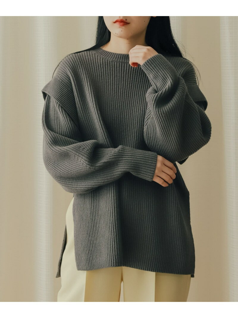 【SALE／60%OFF】MULTIWAYセーター SENSE OF PLACE センス オブ プレイス トップス ニット グレー グリーン【RBA_E】[Rakuten Fashion]