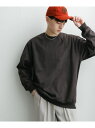 【SALE/50%OFF】フェイクスエードクルーネックスウェット SENSE OF PLACE センス オブ プレイス トップス スウェット・トレーナー グレー...