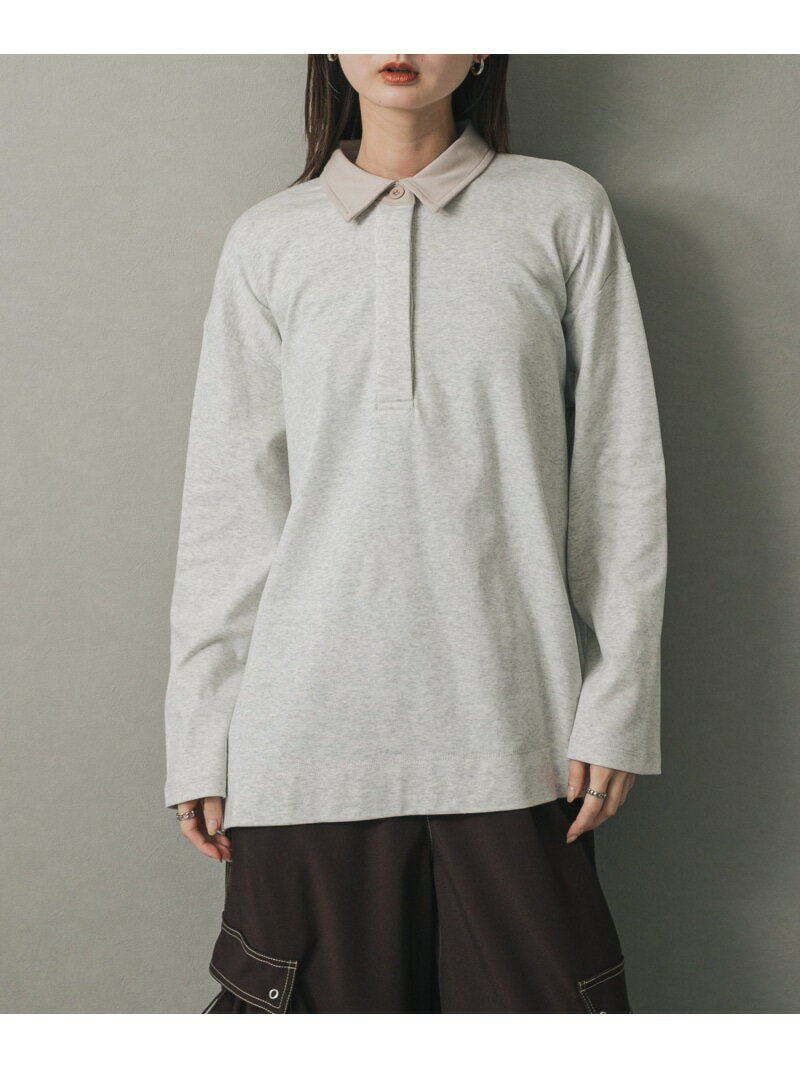 【SALE／62%OFF】ポロシャツルーズカットトップ SENSE OF PLACE センス オブ プレイス トップス ポロシ..