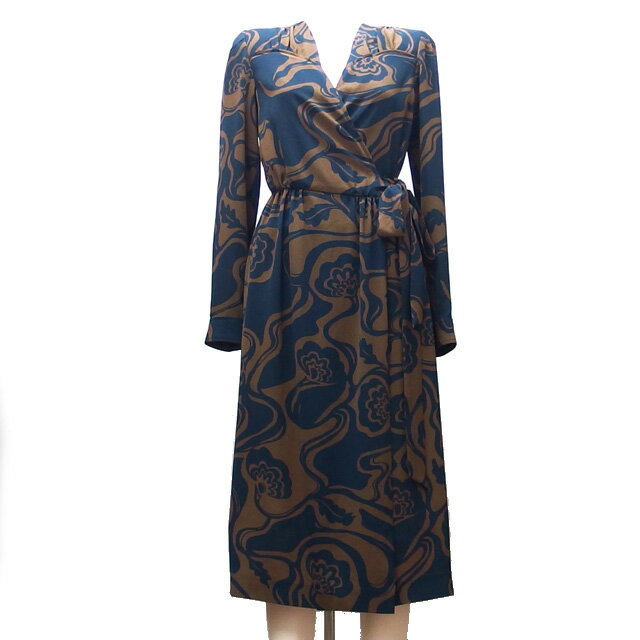 ドリス・ヴァン・ノッテン　カシュクール　ワンピース　ボタニカル柄　長袖【未使用品】【送料無料！】..