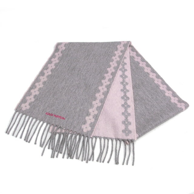 ルイ・ヴィトン　エシャルプ・フラワーズ　カシミヤ　マフラー【送料無料！】【代引き手数料無料！】【..