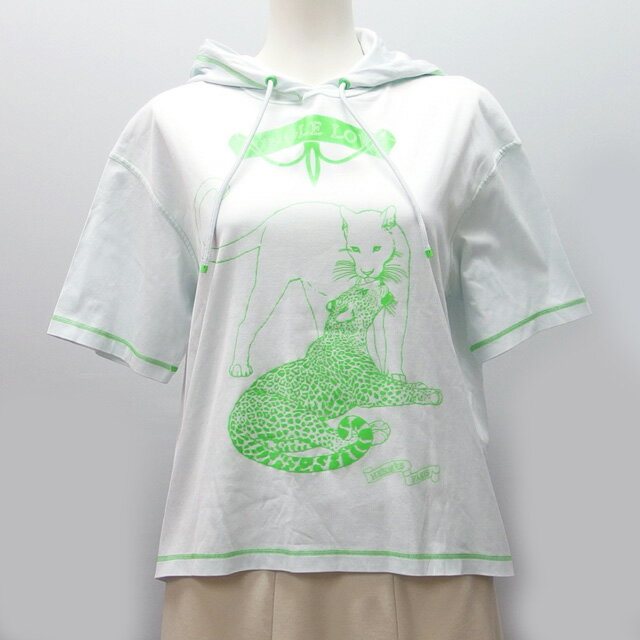 エルメス　JUNGLE LOVE　ジャングルラブ　半袖パーカー　Mサイズ【送料無料！】【代引き手数料無料！】..