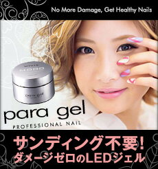 【パラジェル】para gel カラージェル GP04 (4g) 【Natural Line Glitter Pearl】 サーモンピンク