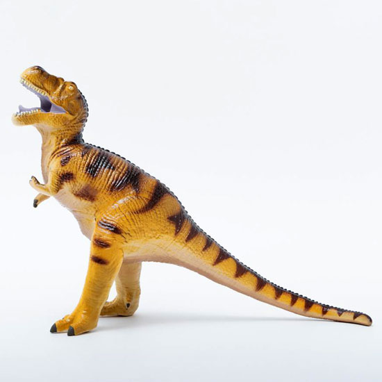 フェバリット 恐竜フィギュアビニールモデル ティラノサウルス ブラウン