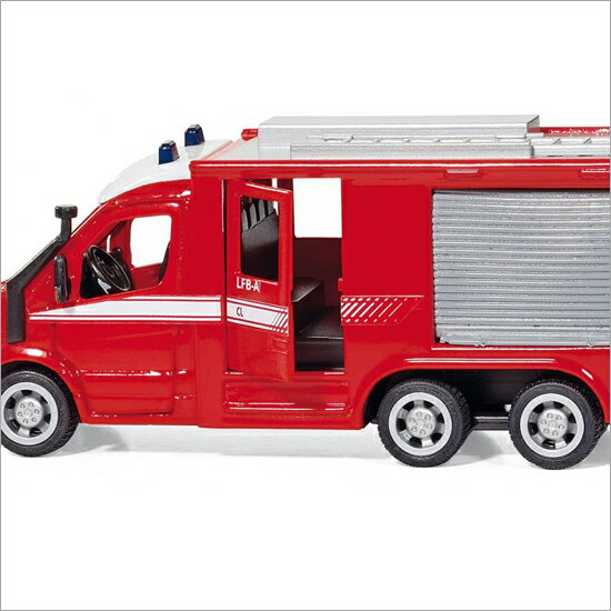 ＜ボーネルンド＞ Siku（ジク）社輸入ミニカー2113 メルセデスベンツ スプリンター 消防車　1/50 3