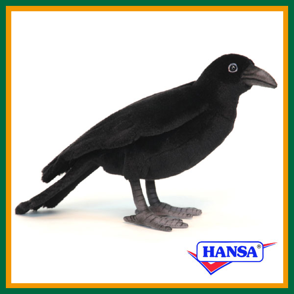 HANSA ハンサ ぬいぐるみ6266 カラス 烏 からす リアル 鳥の商品画像 2