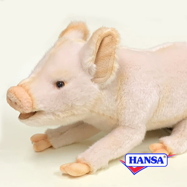 樂天商城 - HANSA ハンサ ぬいぐるみ4944 ブタ 豚 ぶた リアル 動物