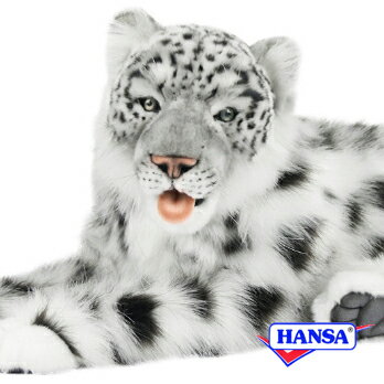 樂天商城 - HANSA ハンサ ぬいぐるみ6999 ユキヒョウ ジャガード織り 雪豹 雪ヒョウ リアル 動物