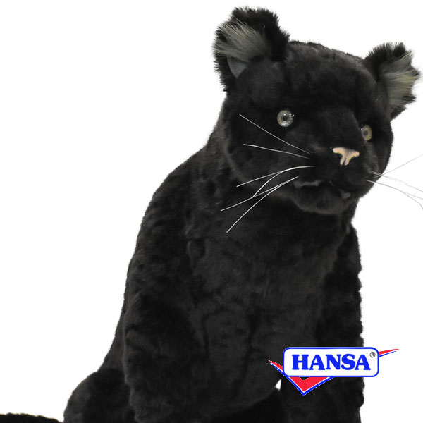樂天商城 - HANSA ハンサ ぬいぐるみ7007 クロヒョウ 黒豹 黒ヒョウ リアル 動物