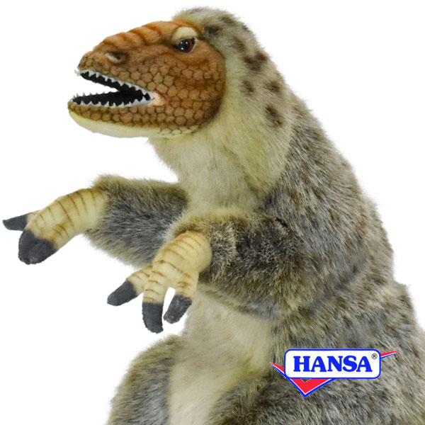 HANSA ハンサ ぬいぐるみ7755 恐竜 ハンドパペット ユウティラヌス YUTYRANNUS