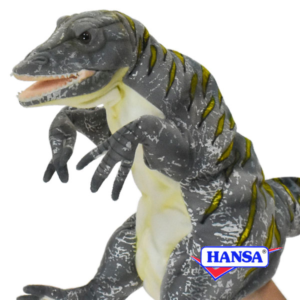 Rakuten - HANSA ハンサ ぬいぐるみ7756 恐竜 ハンドパペット ギガノトサウルス GIGANOTOSAURUS