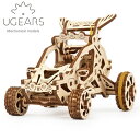 Ugears ユーギアーズ 木製組立立体パズル デザートミニバギー