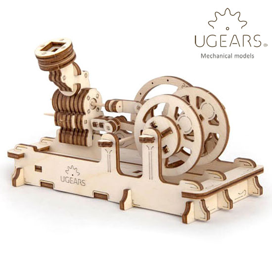 Ugears ユーギアーズ 木製組立立体パズル エンジン
