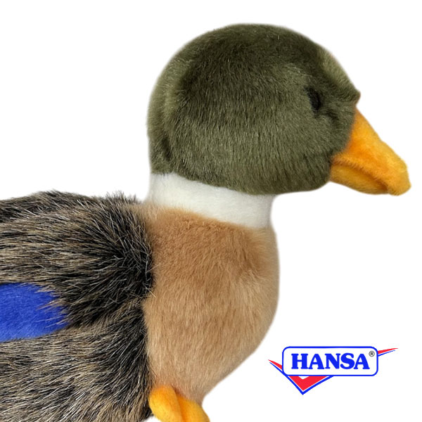 Rakuten - HANSA ハンサ ぬいぐるみ2053 マガモの仔 鴨 カモ こがも リアル 鳥