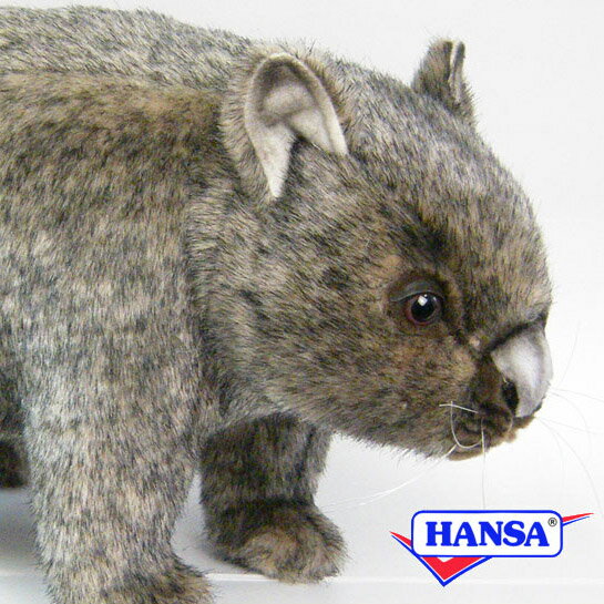 Rakuten - HANSA ハンサ ぬいぐるみ3248 ウォンバット リアル 動物