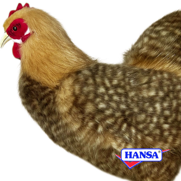 樂天商城 - HANSA ハンサ ぬいぐるみ4588 ベージュメンドリ 雌鳥 めんどり リアル 鳥
