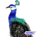 HANSA ハンサ ぬいぐるみ5437 クジャク 孔雀 くじゃく リアル 鳥(3)