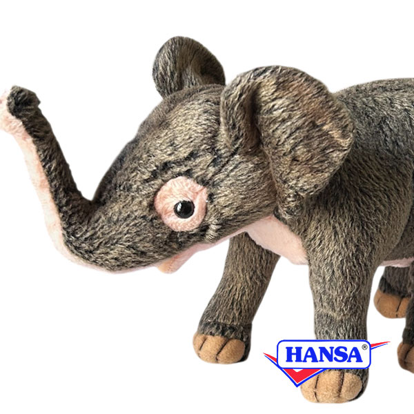 Rakuten - HANSA ハンサ ぬいぐるみ5698 ゾウの仔 仔象 コゾウ 小象 リアル 動物