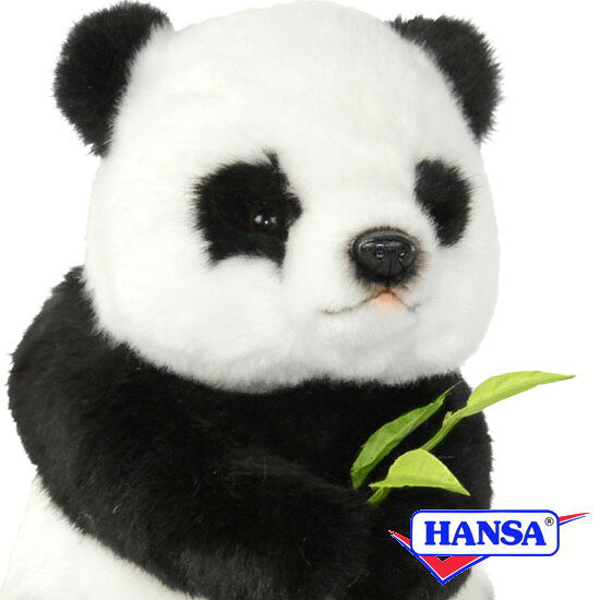 樂天商城 - HANSA ハンサ ぬいぐるみ7475 ジャイアントパンダ ぱんだ リアル 動物