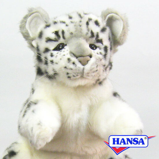 HANSA ハンサ ぬいぐるみ7502 ハンドパペット ユキヒョウ SNOW LEOPARD PUPPET