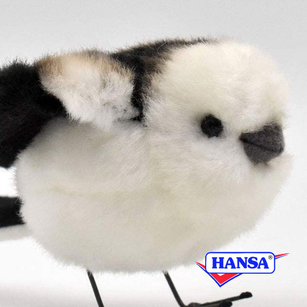 Rakuten - HANSA ハンサ ぬいぐるみ7638 シマエナガ 野鳥 エナガ リアル 鳥