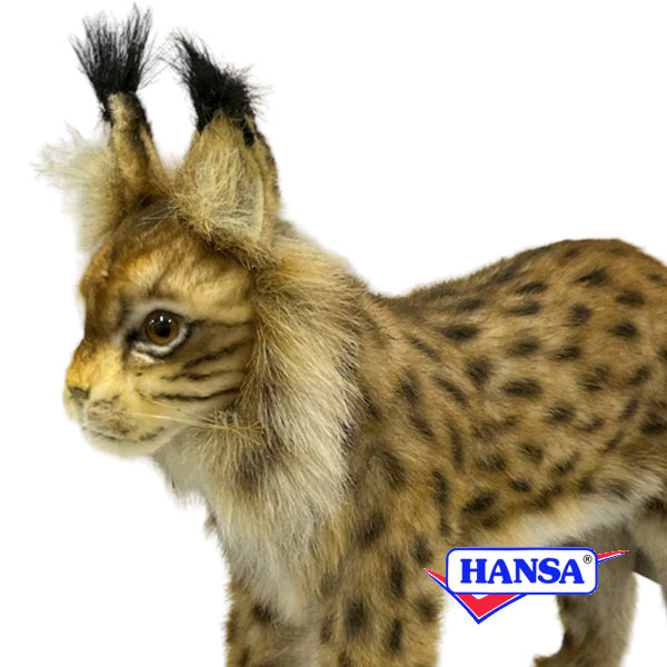 樂天商城 - HANSA ハンサ ぬいぐるみ8070 オオヤマネコ やまねこ 山猫 リアル 動物