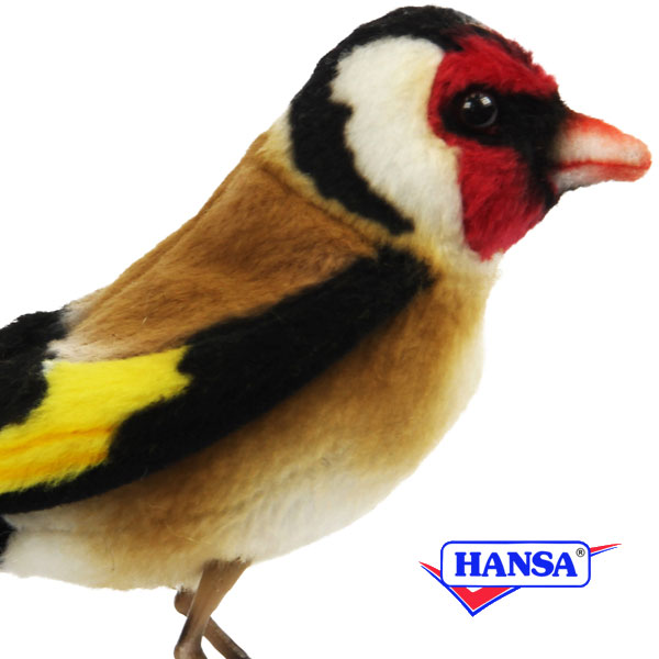 HANSA ハンサ ぬいぐるみ8208 ゴシキヒワ リアル 鳥