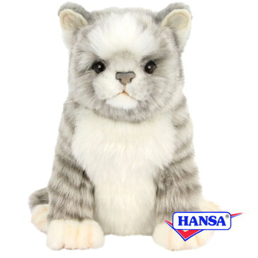 HANSA ハンサ ぬいぐるみ8265 フェアウェイウッド用ヘッドカバー ネコ グレー CAT ゴルフクラブヘッドカバー