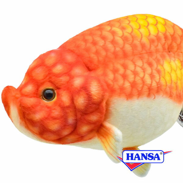 樂天商城 - HANSA ハンサ ぬいぐるみ8515 ランチュウ らんちゅう 金魚 リアル 魚 サカナ