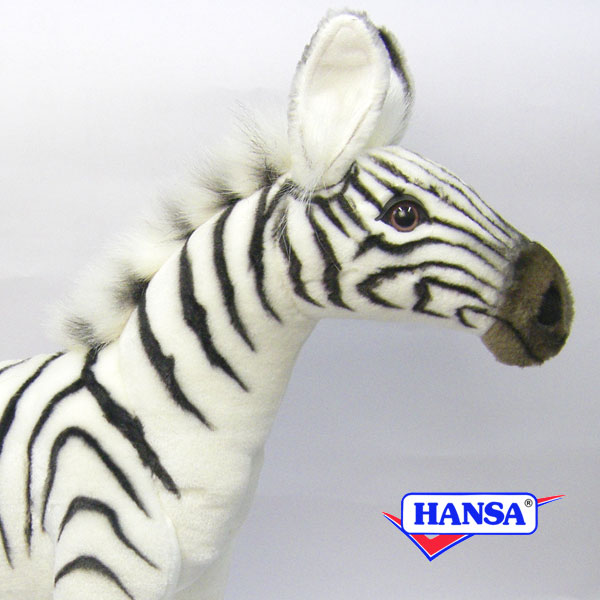 HANSA ハンサ ぬいぐるみ2354 シマウマ 縞馬 しまうま リアル 動物