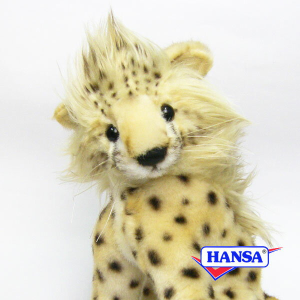 Rakuten - HANSA ハンサ ぬいぐるみ2990 チーターの仔 子チーター リアル 動物