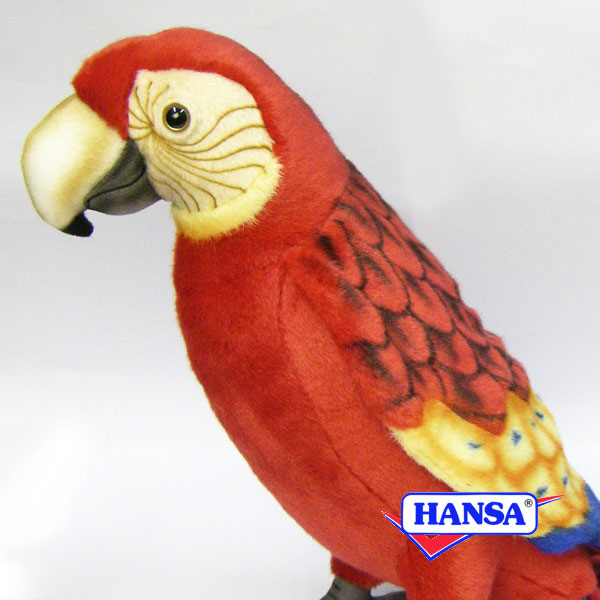 樂天商城 - HANSA ハンサ ぬいぐるみ3067 コンゴウインコ いんこ リアル 鳥
