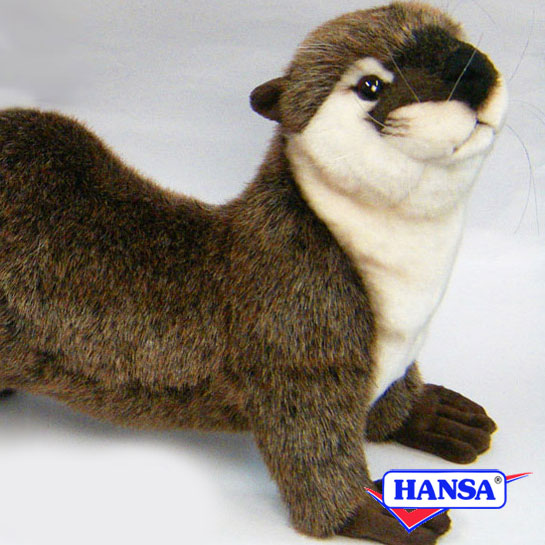 樂天商城 - HANSA ハンサ ぬいぐるみ3319 カワウソ かわうそ リアル 動物
