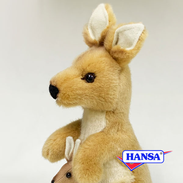 Rakuten - HANSA ハンサ ぬいぐるみ3424 カンガルー かんがるー リアル 動物